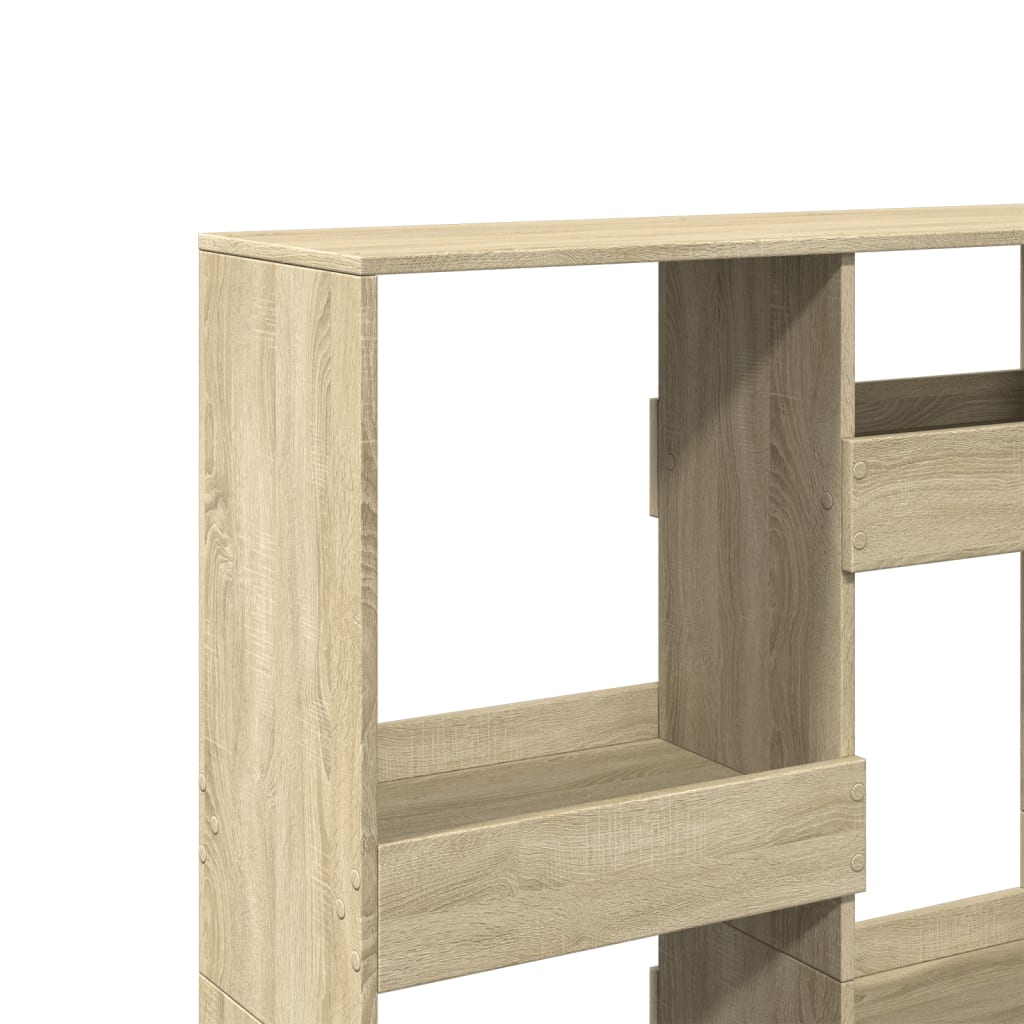 Vidaxl Regał, Dąb Sonoma, 100X33X135 Cm, Materiał Drewnopochodny