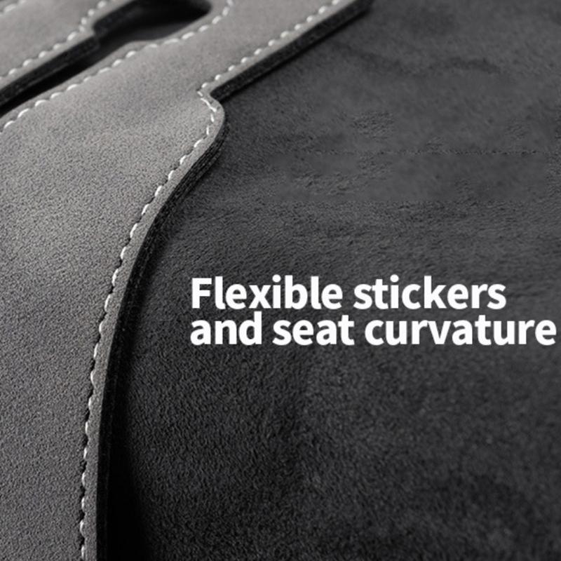 Quality Car Headrest Hook Premium Suede Rear Seat Hanging Dual Hook Large Load-Bearing Alloy Hook Hanger Universal