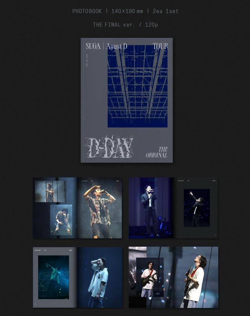 SUGA Agust D TOUR The Original 'D-DAY' (Korean Edition)