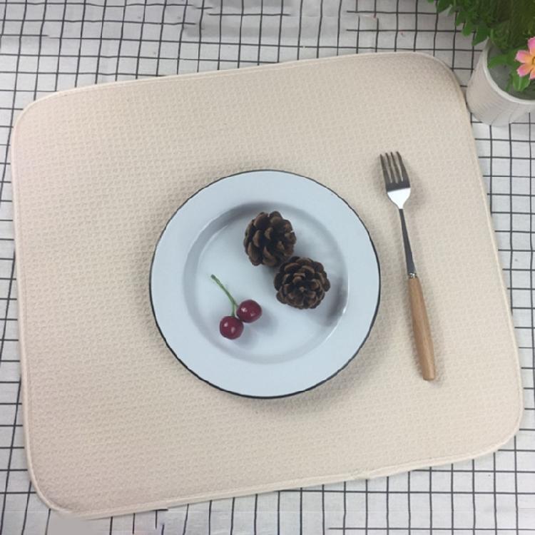 Kitchen Pad Washable Fast Drying Pad Dish Drainer Mat For Kitchen Counter