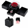 Scatola Regalo Rosa Eterna Con Collana a Forma di Cuore, Perfetta Per Donne, Mamme, Compleanni, San Valentino E Natale, Scatola Regalo Gioielli