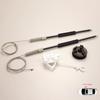EWR263 Window Regulator Repair Kit Front Right Door for Fiat Doblo MK1 MPV Van 119 223 2001-2010 51718403