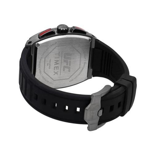TIMEX UFC Animal Watch, Gunmetal Dial, Quartz Movement, 10 ATM Water Resistance, Mineral Glass, 42mm, TW2V87400, Men's, Black