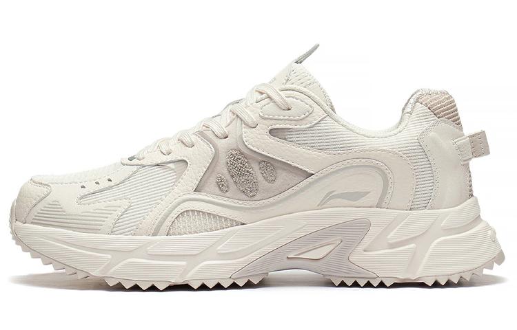 Li Ning Модные Низкие Спортивные Повседневные Кроссовки Мужские Бежевые ARLS021-3 42
