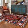 Ethnic Style Non-Slip Floor Mat - Dustproof, Stain & Wear Resistant for Hallway, Living Room, Bedroom, Entrance, Study; Easy Care.