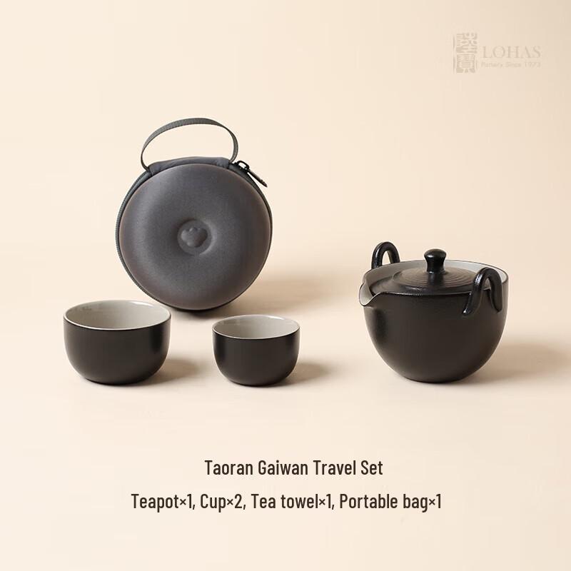 LuBao Portable Ceramic Quick Tea Set