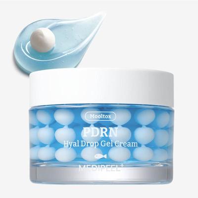 Korean PDRN Hyaluronic Gel Cream Hydrating Water Glow Skin Care Moisture Soothing Face Gel Cream K Beauty 50g
