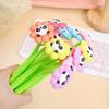 10pcs Panda Flower Shaking Neutral Pen Black Signature Pen Cartoon Creative Student Water Pen Stationery