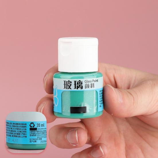 20ml Safe Healthy Glass Paint Vibrant Color Siliceous Glass-Color Paint Wine Bottle Ceramic Glass Pigment
