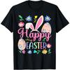 Happy Easter Bunny Spring Easter Egg Easter Shirts For Women T-Shirt