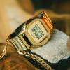 Casio DIGITAL 200m Waterproof Quartz Movement Silicone Strap Watch Unisex Gold Dial GM-5600YMG-9