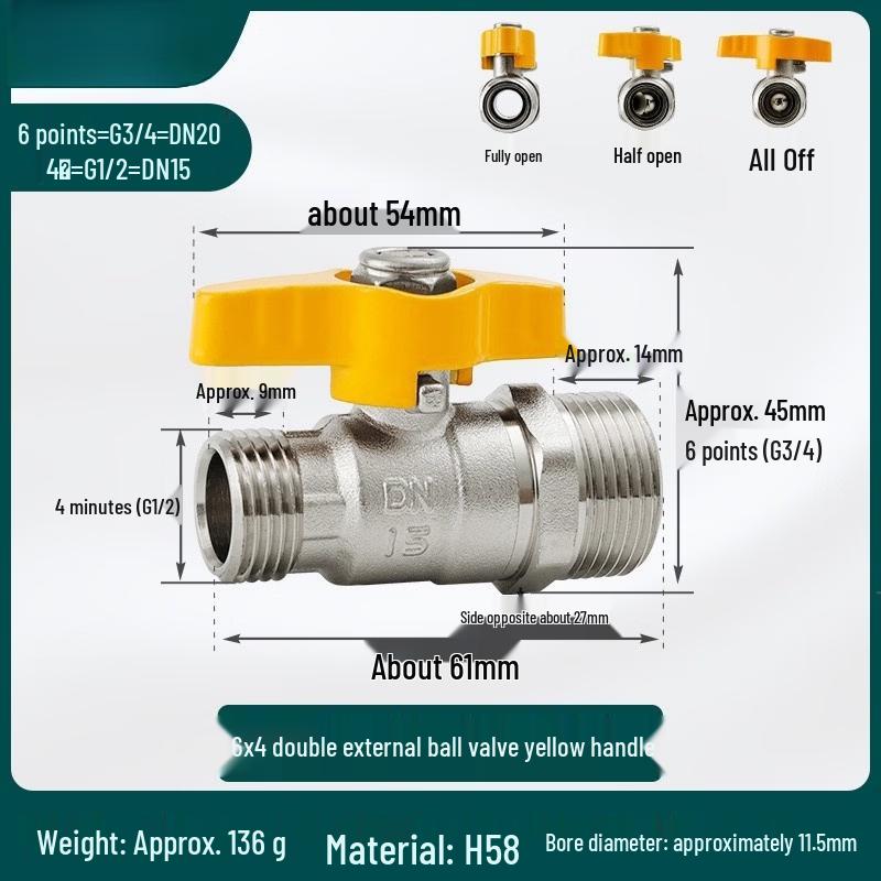 

Jundingying Brass Water Heater Ball Valve