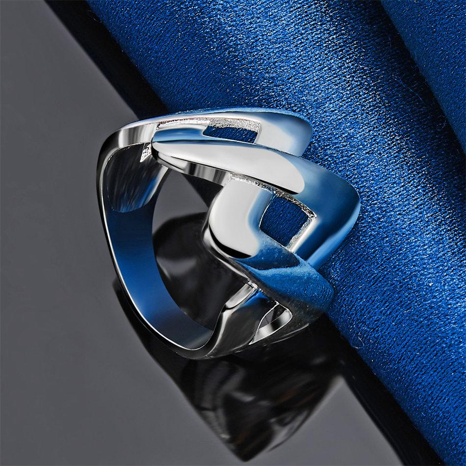 1 piece of 925 sterling silver 7-10 exquisite W ring, women's fashion jewelry gift, wedding accessory