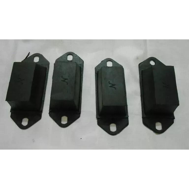 New Axle Bump Stop Rubber Kit 4 Pieces Jeep Willys Mb Gpw Cj2A Cj3A Cj3B Cj5 Cj6