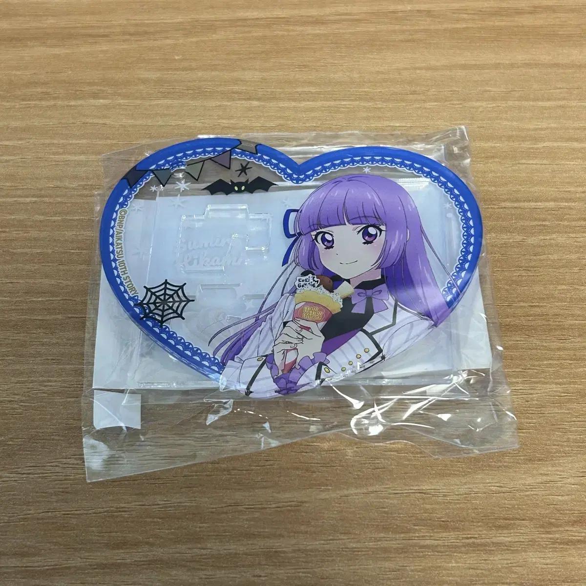 

Aikatsu Sumire Pompon Crepe Picuria Heart Acrylic Marion Im Star Lira