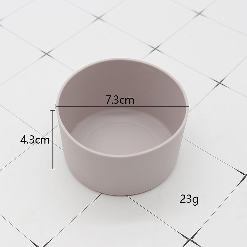 75mm Muti Color Silicone Cup Protection Case Storage Vacuum Bottle Compatitable For Stanley 30/40oz Anti Slip Scratch Resistant