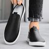 Summer Men's Half Slippers Comfortable and Lightweight Design Black and White Casual Outdoor Shoes Classic Board Shoes Slip On
