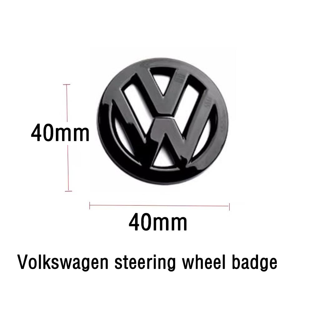 T28AAA - Car Steering Wheel Emblem Sticker Interior Accessories For Volkswagen GTI Polo Golf Passat Scirocco Beetle Tiguan Magotan