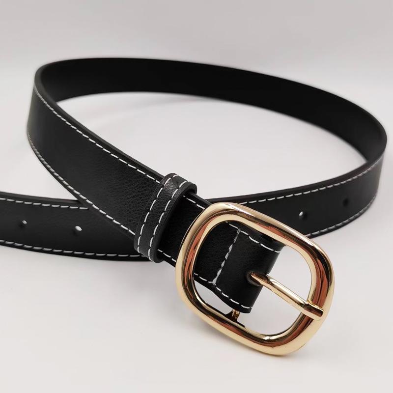 Women's Jeans Belt with Casual Simple Women's Belt Korean Style Dress Decorative Belt