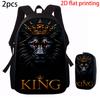 3-Piece CR7 Soccer Star Pattern Rucksack Set – Big-Capacity Casual Backpack with Matching Clutch & Tote Carrier, Perfect for Daily
