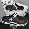 EVA Sandals Men's Summer Breathable New Lightweight Soft-soled Bag Head Hole Shoes Men's Slippers Dual-purpose Beach Shoes