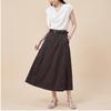 KOMPASU High Street A-Line Midi Skirt