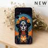 Mexican Catrina Skull Phone Case For Samsung S26,25,24,23,22,21,20,30,Ultra,Plus,Fe,Lite Black Shell