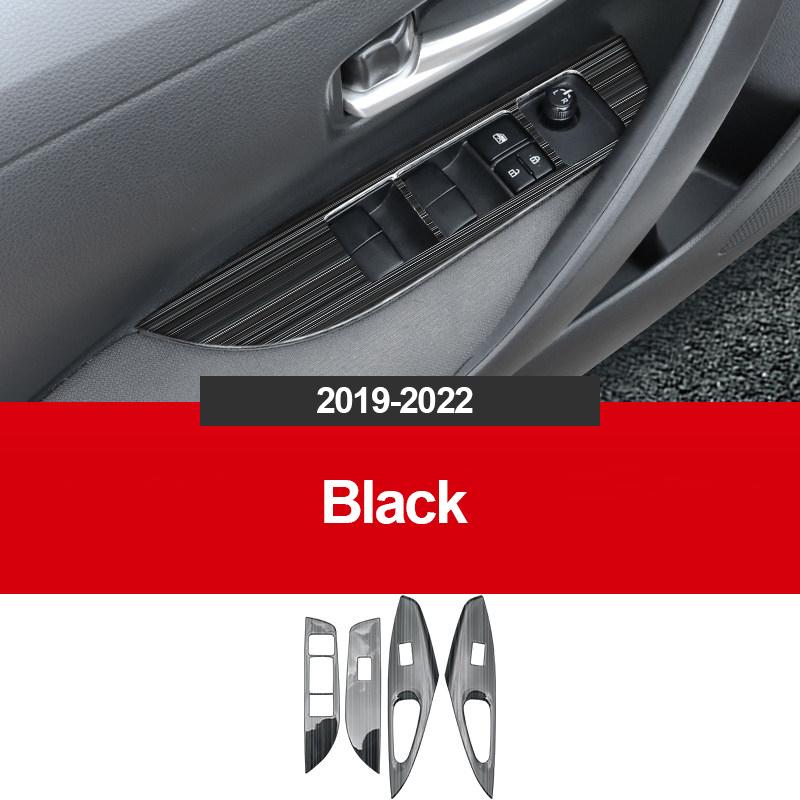 Pentru Toyota Corolla E210 - 2022 al 12-lea panou comutator geam inoxidabil Ajustați capacul Autocolante de ornamente benzi Garnitură pentru stilul mașinii
