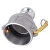 Aluminum Type DA Hose Fitting Cam and Groove Coupling Reducer 3 Inch Female and 2 Inch Male Thread