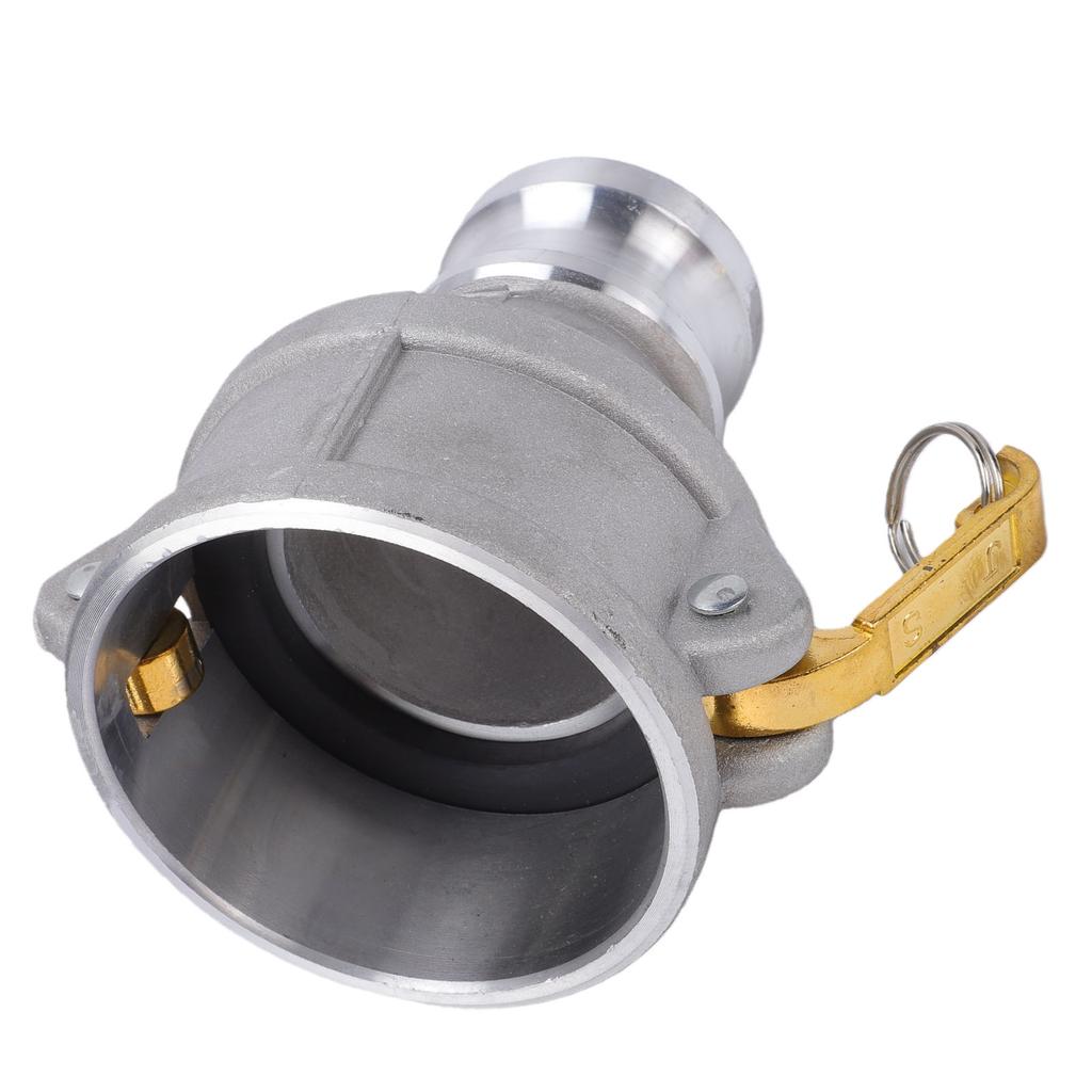 Aluminum Type DA Hose Fitting Cam and Groove Coupling Reducer 3 Inch Female and 2 Inch Male Thread