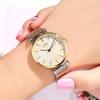 Ladies' Leisure Steel Belt Quartz Pointer Student