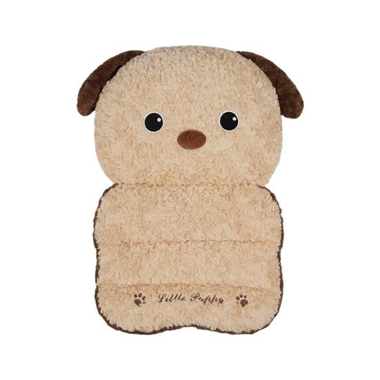 Car Seat Cushion Cat And Dog Plush Seating Cushion 2-in-1 Seat & Back Support with Non-Slip Bottom Thick Winter Warm Padding for Office Gaming Home