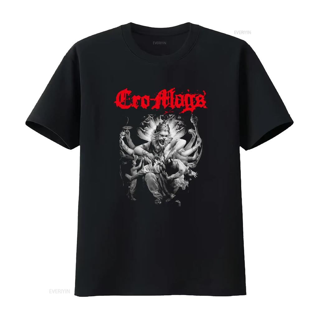 Cro Mags Auguri Maglietta Unisex Rock N Roll Musica Band Nuova Nera Vintage Unisex Morbida Elegante Casual