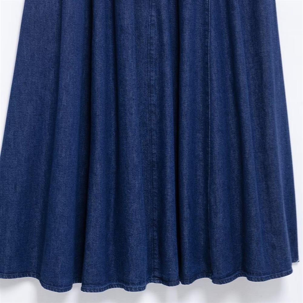 2025 Spring Women's Slim Solid Color Pleated Strapless Dress