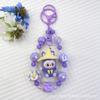 Flocking Wizard Cute Grain Mobile Phone Chain Keychain Bag Doll Pendant Accessories