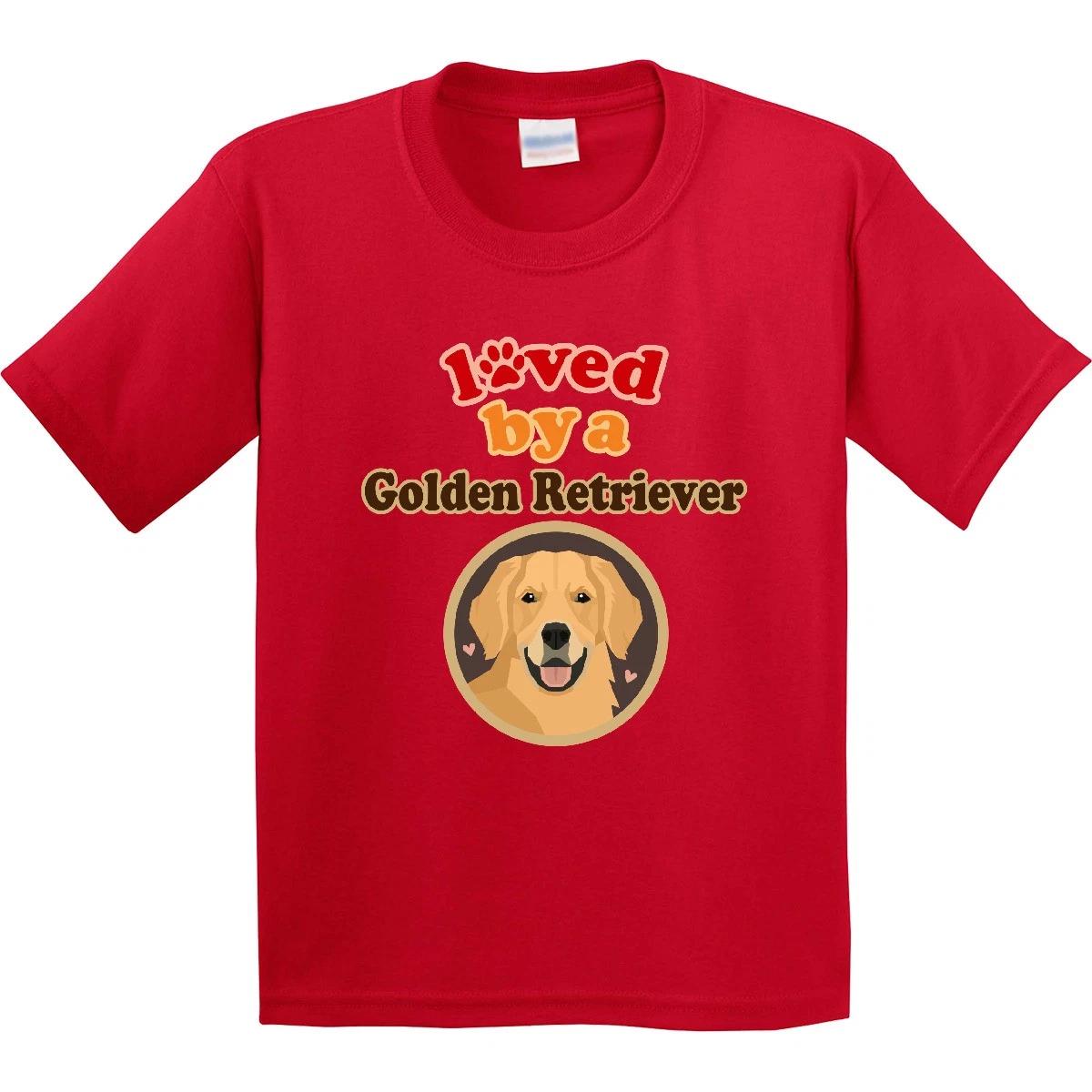 Inktastic Golden Retriever Dog Lover Youth T-Shirt Pets Puppy Breed Animal Tee 160