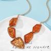 Retro Resin Necklace for Women