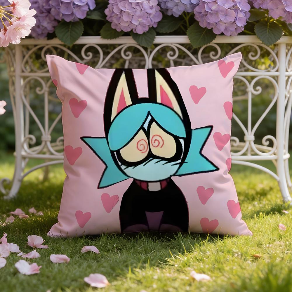 Anime P-PSYCHO C-CUTIESS Cushion Cover Home & Car Dual-Scene Pillow Cover: Reversible for Premium Comfort