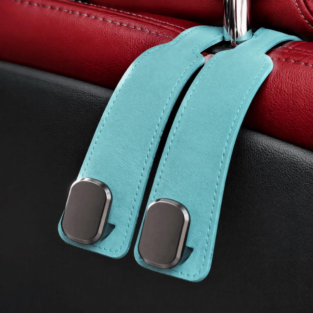 Heavy Duty Car Seat Back Hook Metal Dual Hooks Accessory Car Organizer Car Interior