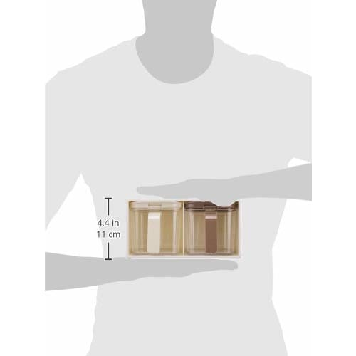 Pearl Metal Seasoning Storage Container, Set of 2, New Clove, Made in Japan, HB-1034