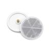 MFC PRO White Round Diameter 80 Reflector, 2 Card Trailers, Universal (White, 3.1 Inches (80 Mm), Screws)