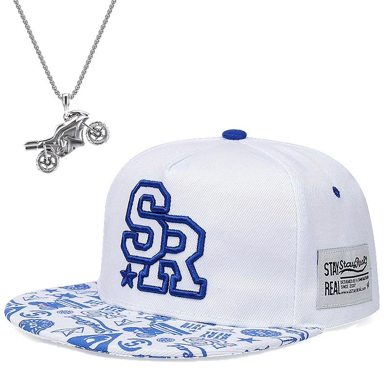 

2 шт. Мужская бейсболка с вышивкой в стиле хип-хоп, кепка с плоским козырьком, мотоциклетная байкерская кепка с подвеской, модная кепка для отдыха на открытом воздухе для пары белый