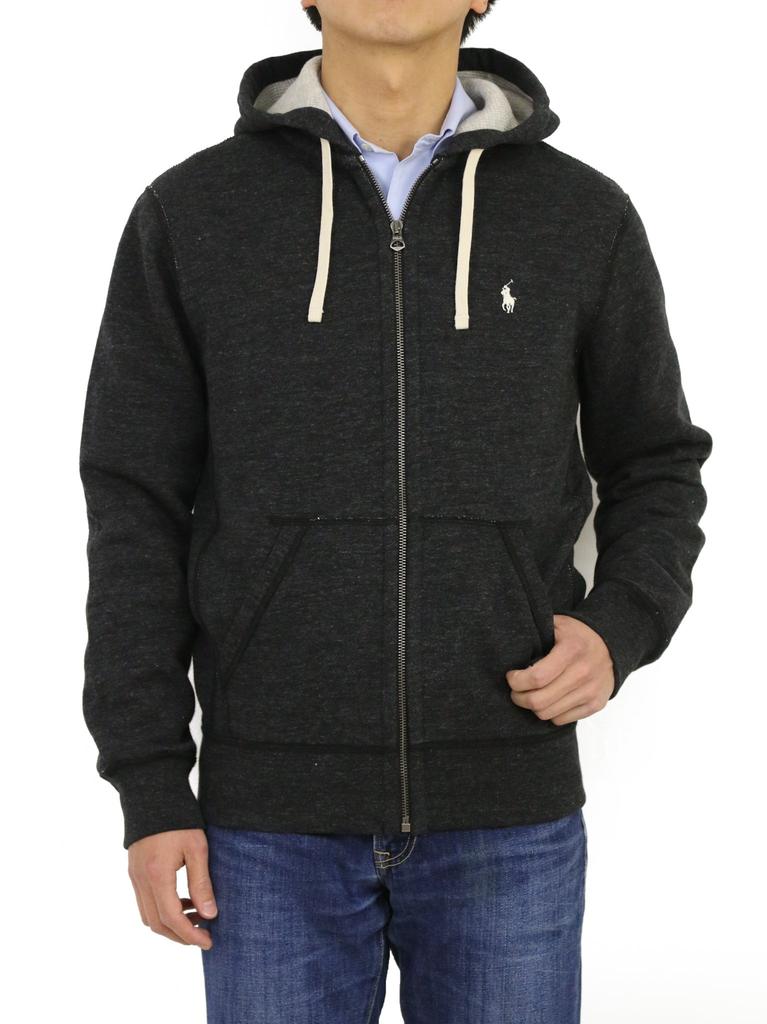 Polo Ralph Lauren Size 0102635 Men's Zip-Up Hoodie, Small, Black/White, [Used]