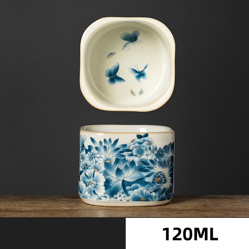 Horno Ru Pieza Abierta Tetera de Cerámica Hecha a Mano Porcelana Ru Olla Xishi Tetera Hervidor Portátil Tetera Kung Fu