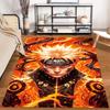 "Anime-Inspired Fiery Character Design Carpet for Living Room Decor" Suitable for Use As an Anti-slip for Living Room Bedroom Sofas
