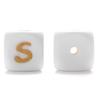10Pcs 12mm Silicone Letters Beads English Alphabet Baby Teether For Personalized Name Pacifier Chain Clip Toys Accessories