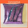 Diy Reversible Sequin Glitter Sofa Cushion Cover Pillow Case Double Color Gift