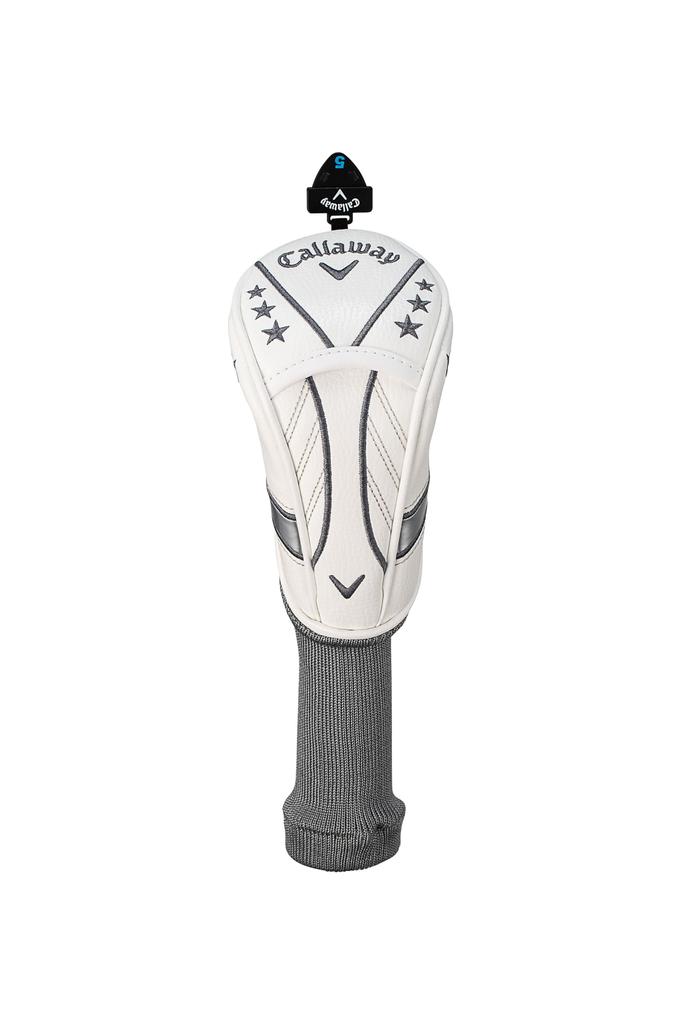 Callaway Utility Head Cover SNAZZ UT WHT 24 Interchangeable Number White (For UT, [3.4.5.6.7.X]) Men's