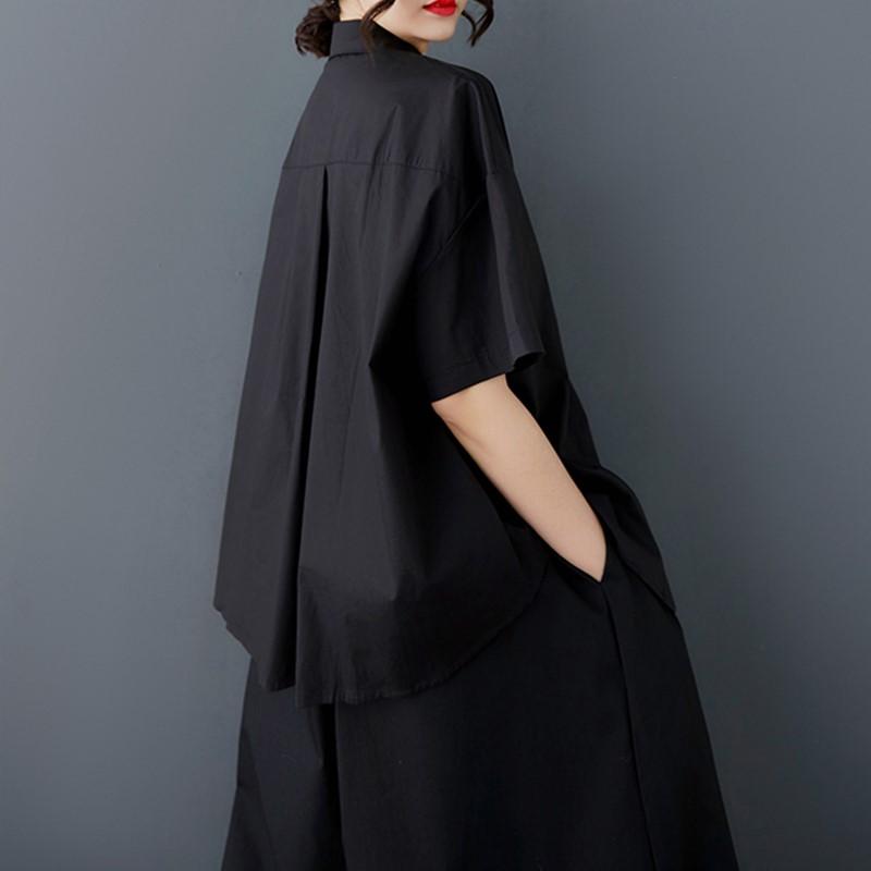 Short Sleeve Oversized Vintage Floral Cotton Shirts & Blouses for Blouse Casual Loose Summer Tops Women Button Up Shirt