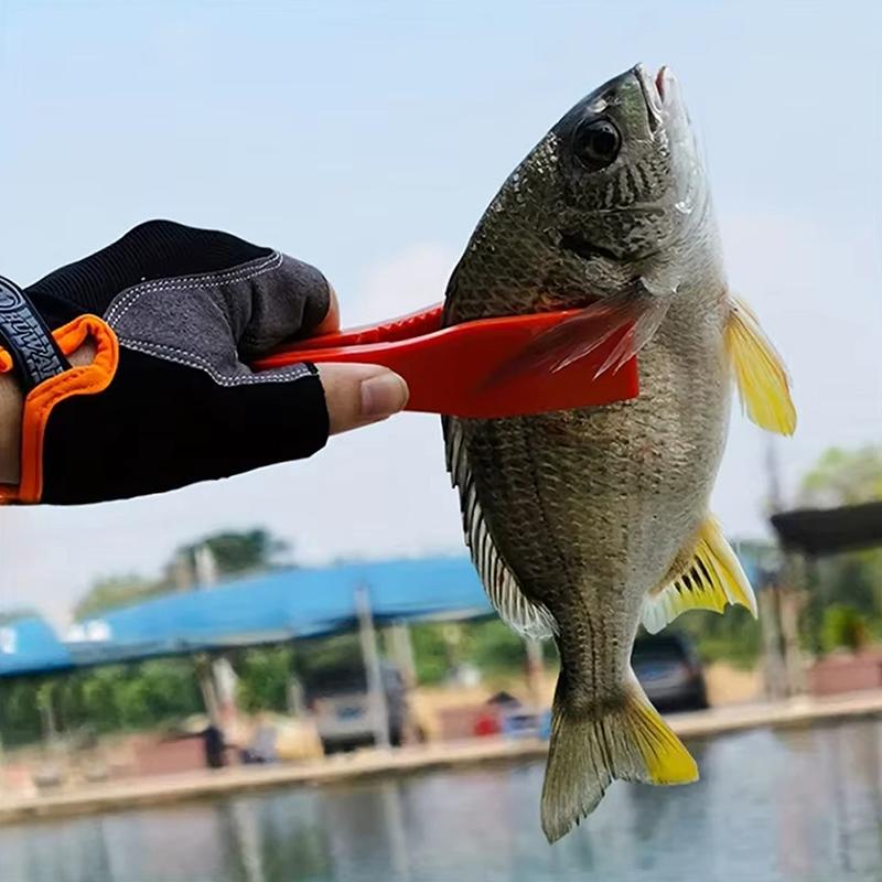Outdoor-Clip-Fischzange Klein Leichtgewichtiger Fischclip Fischkontrollgerät Kunststoff-Fischklemme Rutschfester Greifer Zange Zubehör